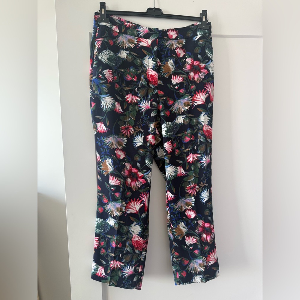 J. Crew Floral Ankle Pants - Multicolor